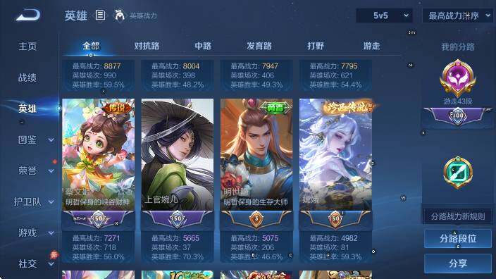 WZLX4310352王者荣耀账号详情图13