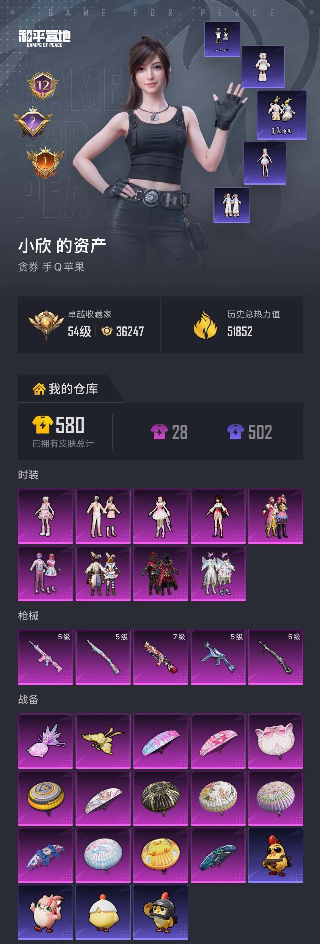 HPQM4176380和平精英账号详情图6