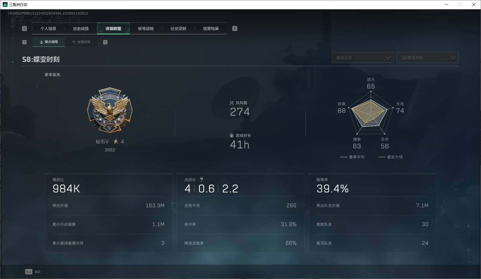 SJZEY499684三角洲行动账号详情图4 SJZEY499684三角洲行动账号详情图4