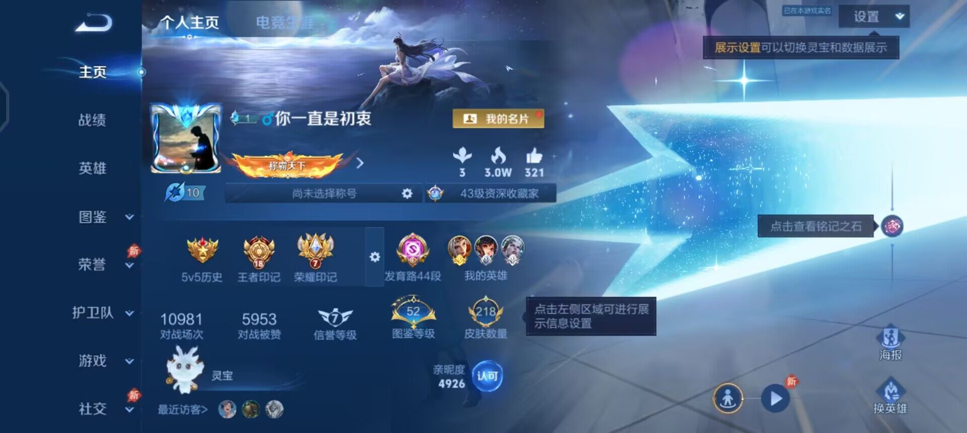 WZLX4317211王者荣耀账号详情图2