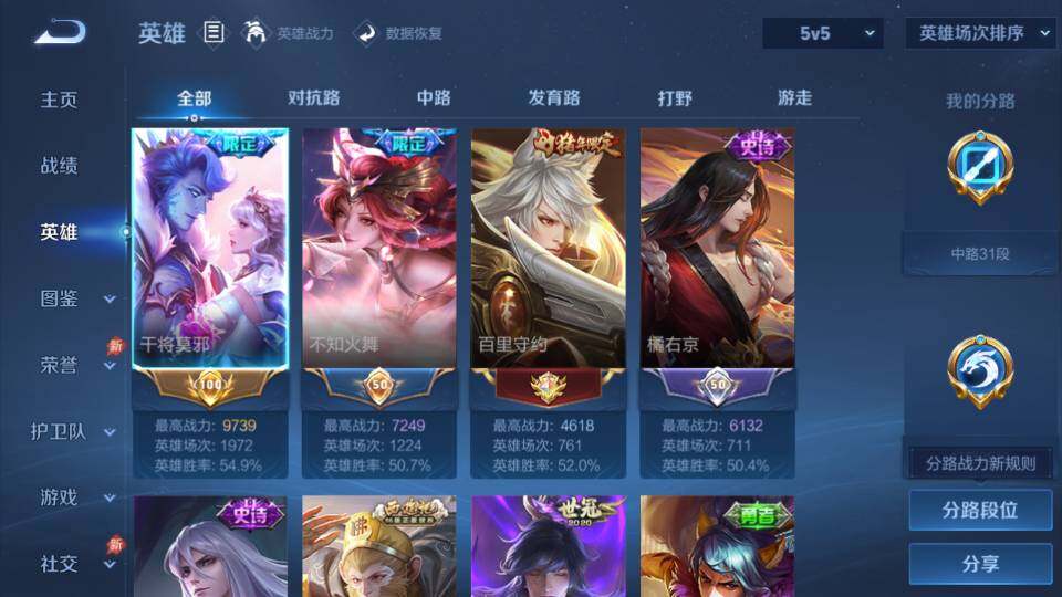 WZQM4310971王者荣耀账号详情图10