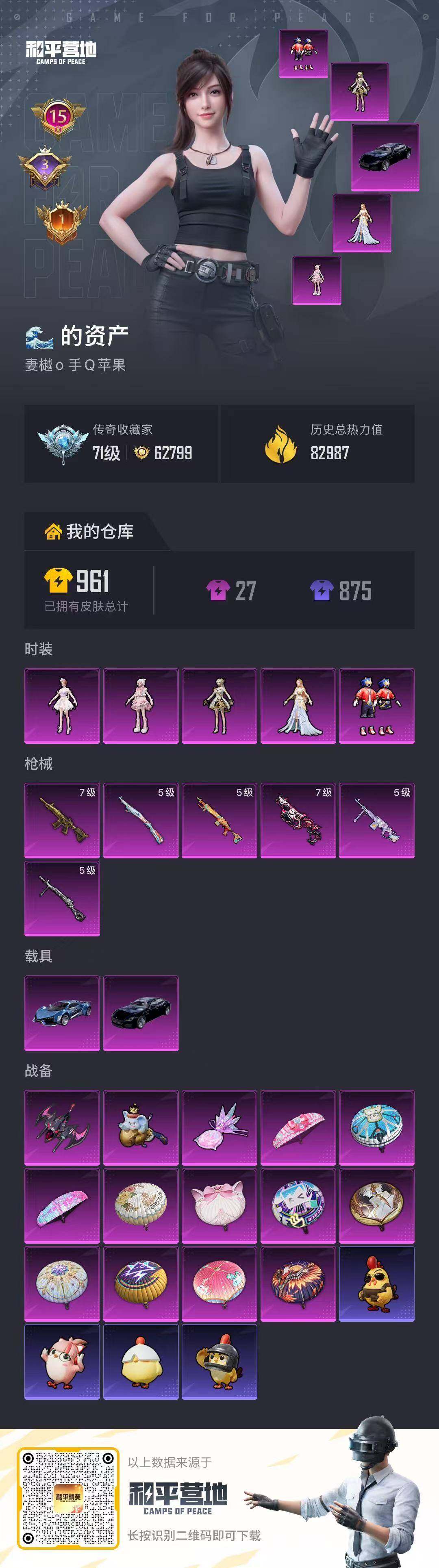 HPCMW4189977和平精英账号详情图6