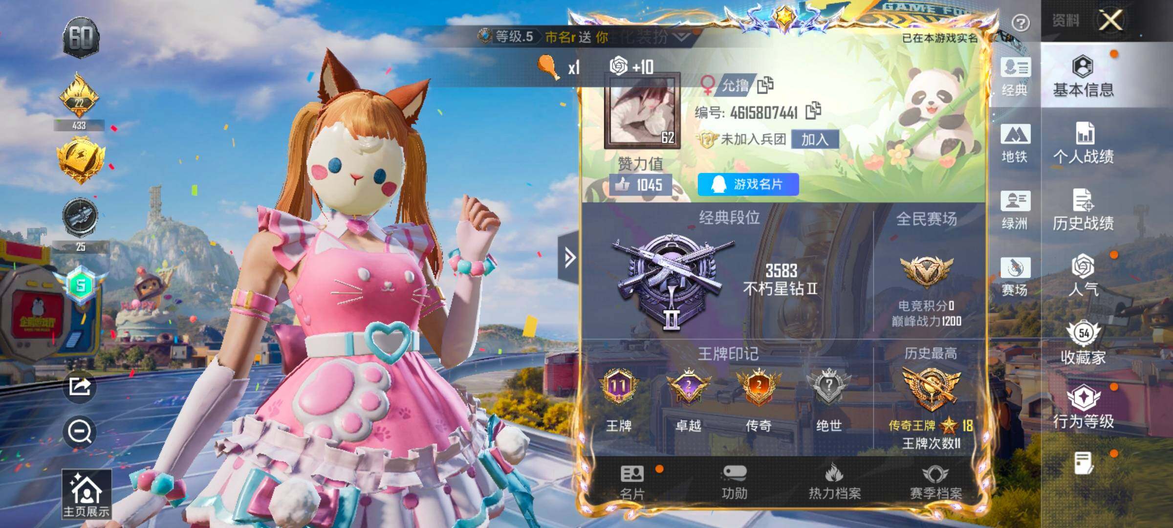 HPLX4178776和平精英账号详情图2