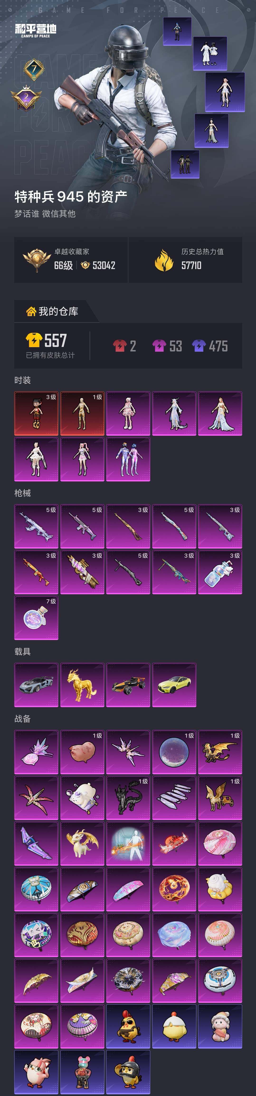 HPLX4176692和平精英账号详情图4