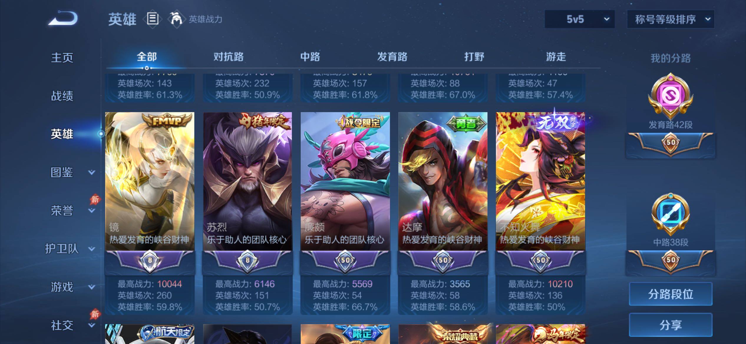 WZCMY4311884王者荣耀账号详情图5