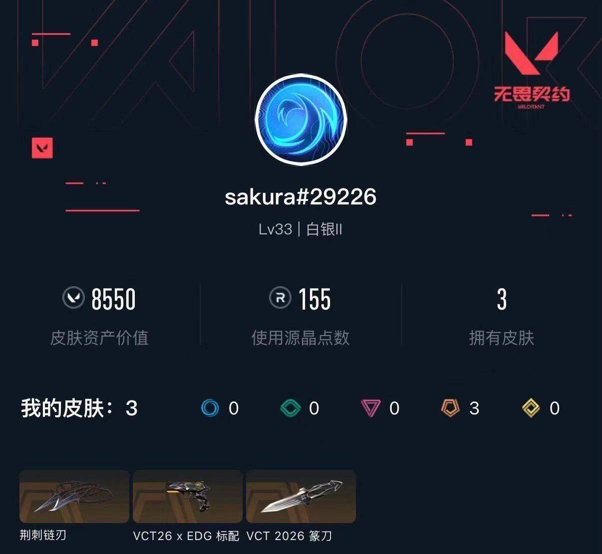 WWQXL432004无畏契约账号详情图3