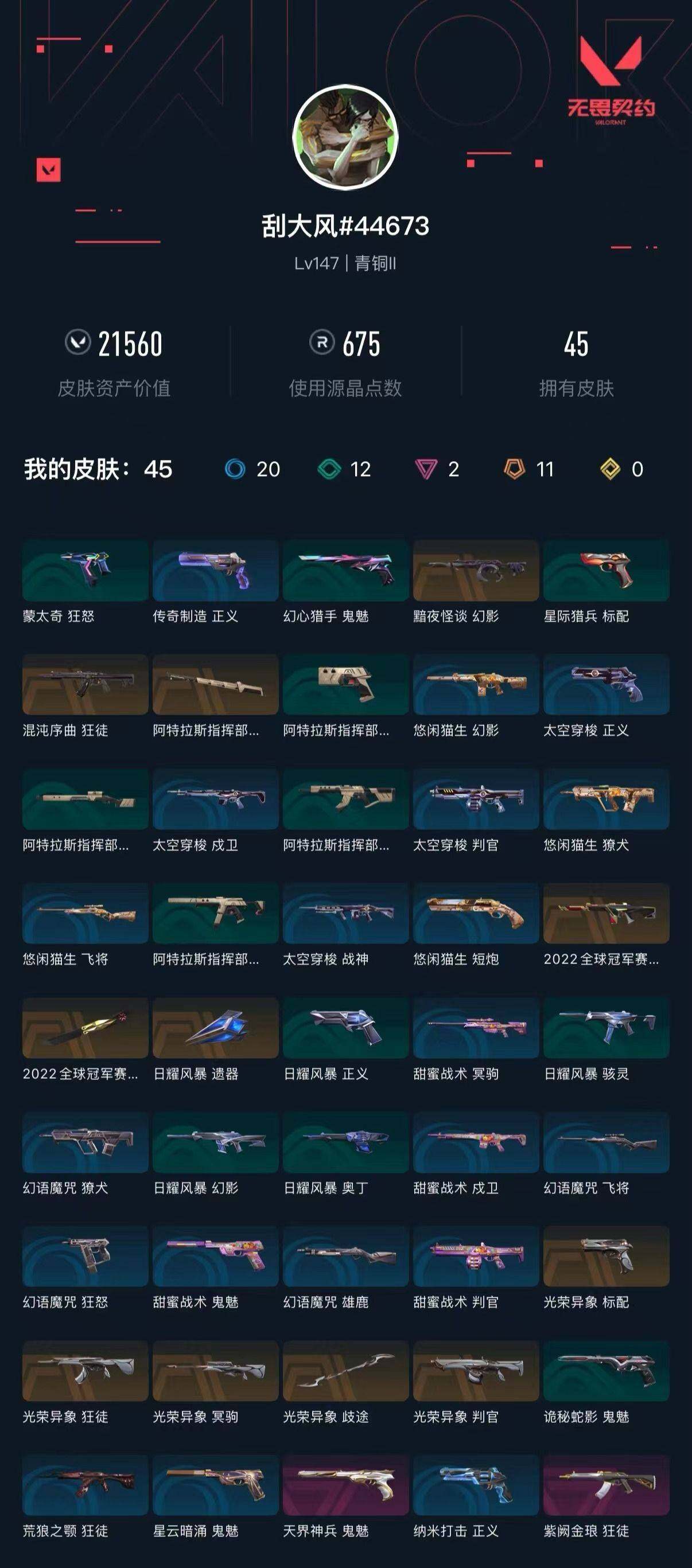 WWQXL432008无畏契约账号详情图4