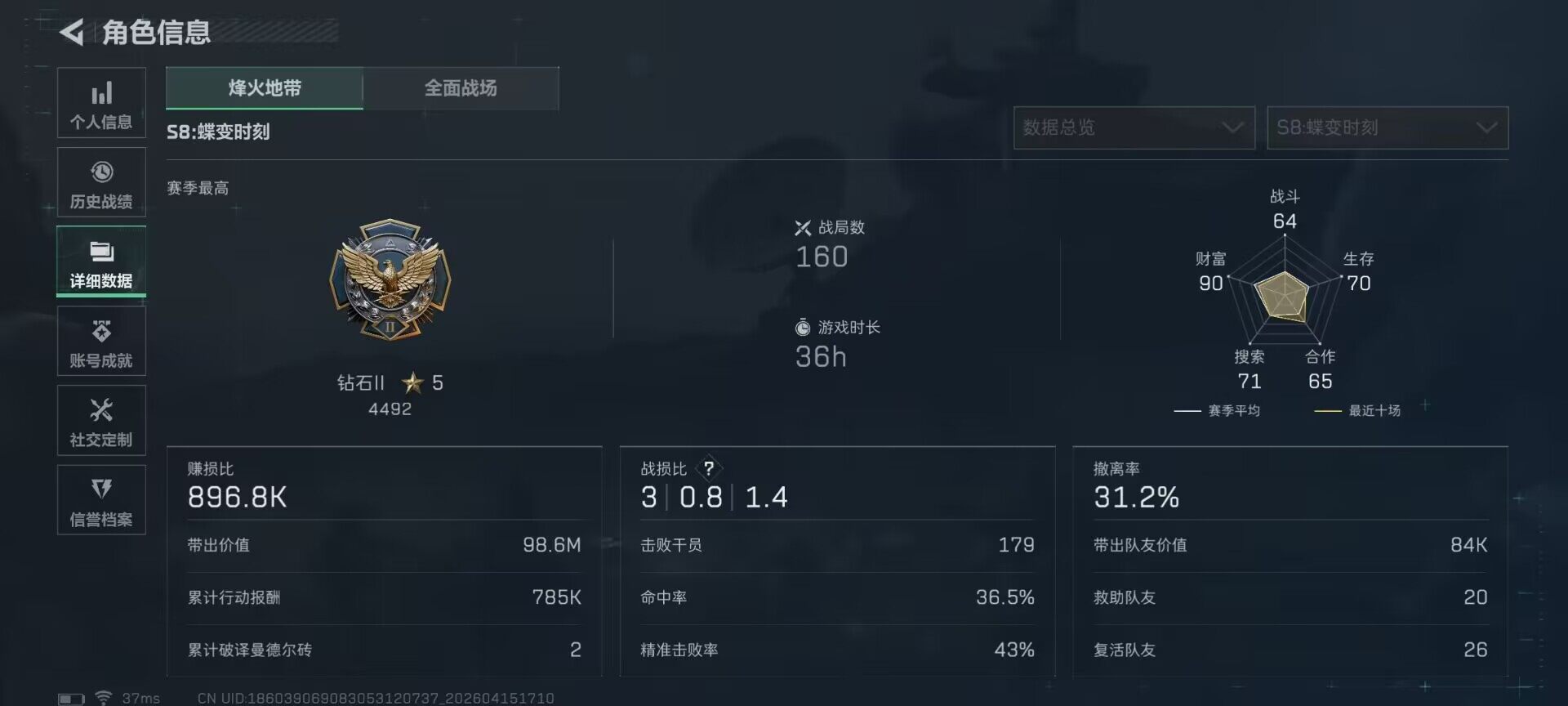 SJZEY499649三角洲行动账号详情图7