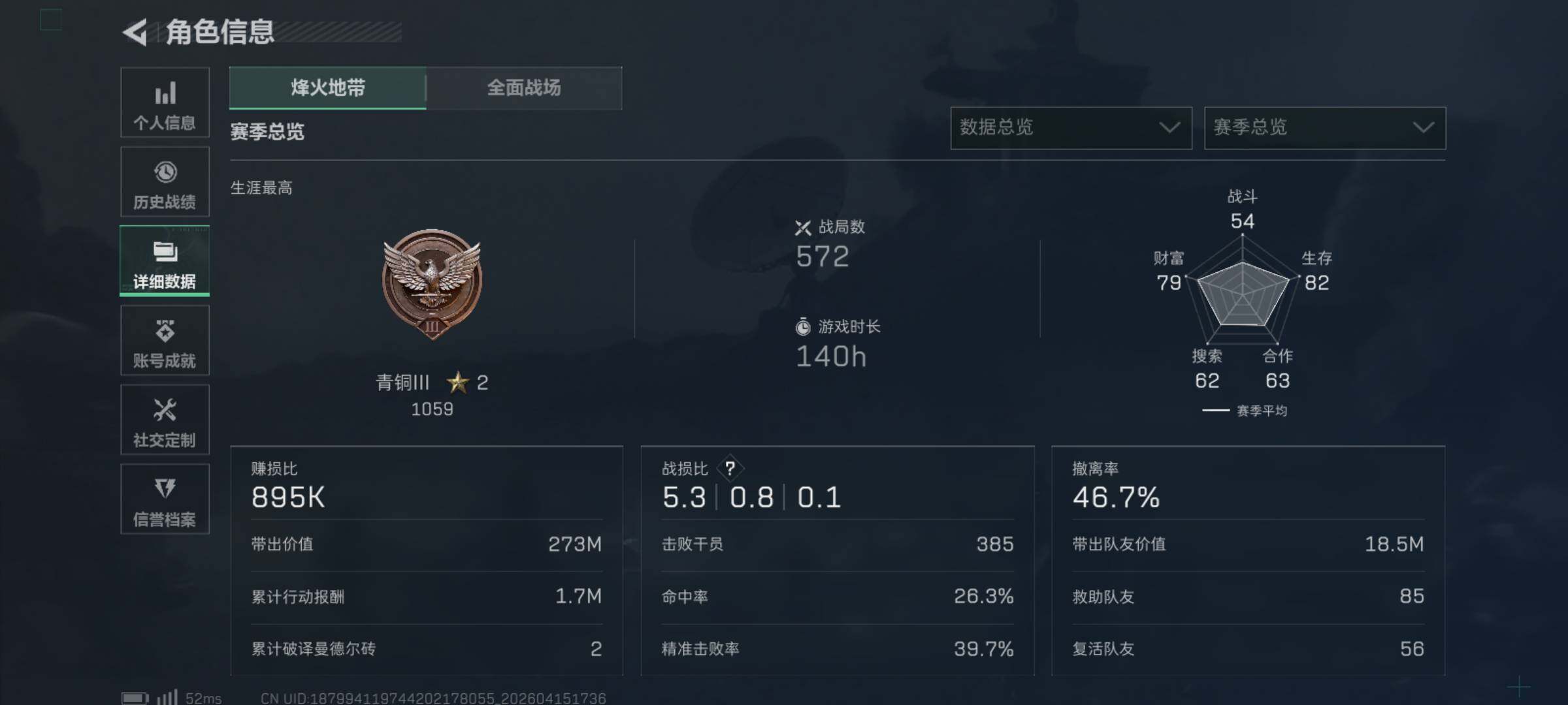 SJZQM499669三角洲行动账号详情图6