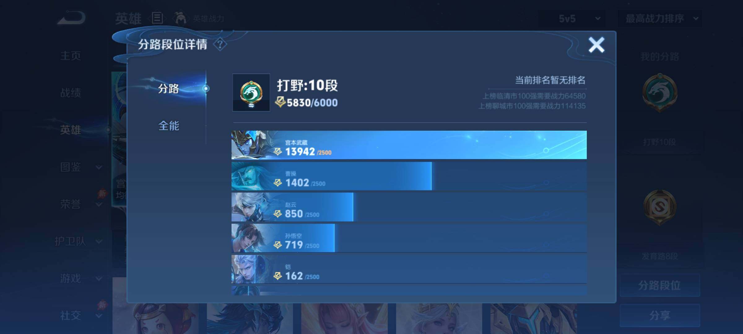 WZCMY4315318王者荣耀账号详情图4