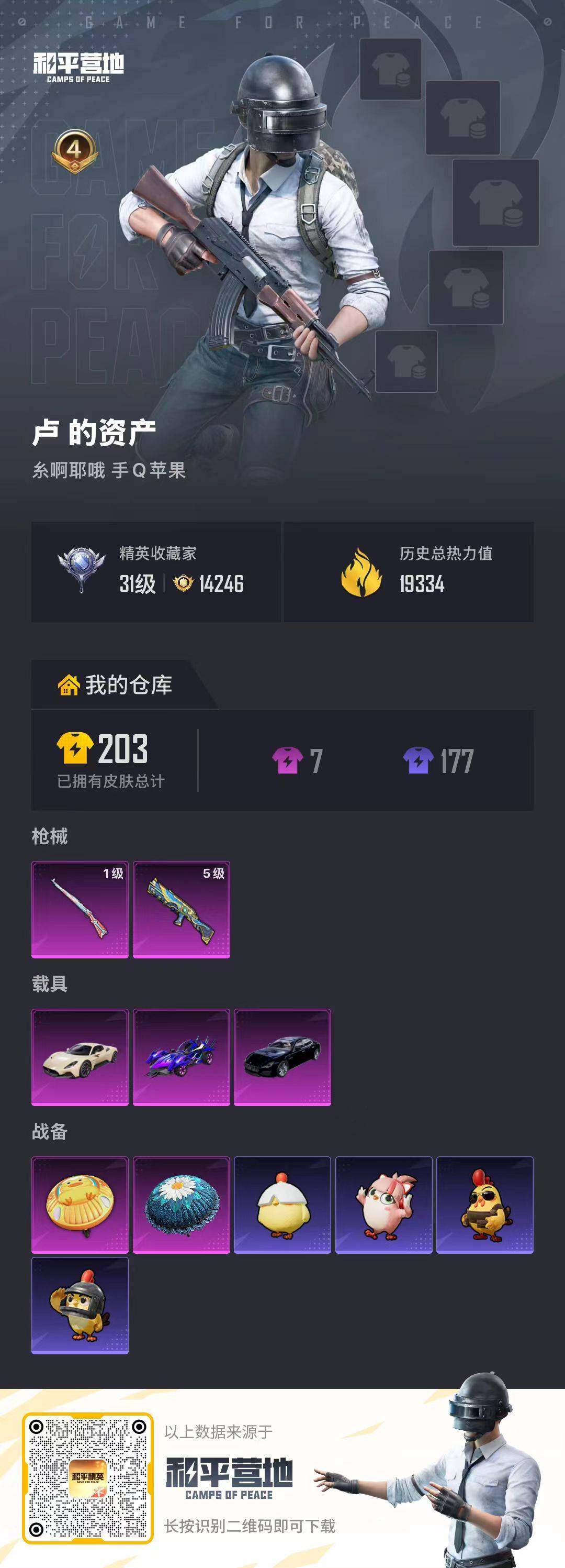 HPLX4179085和平精英账号详情图4