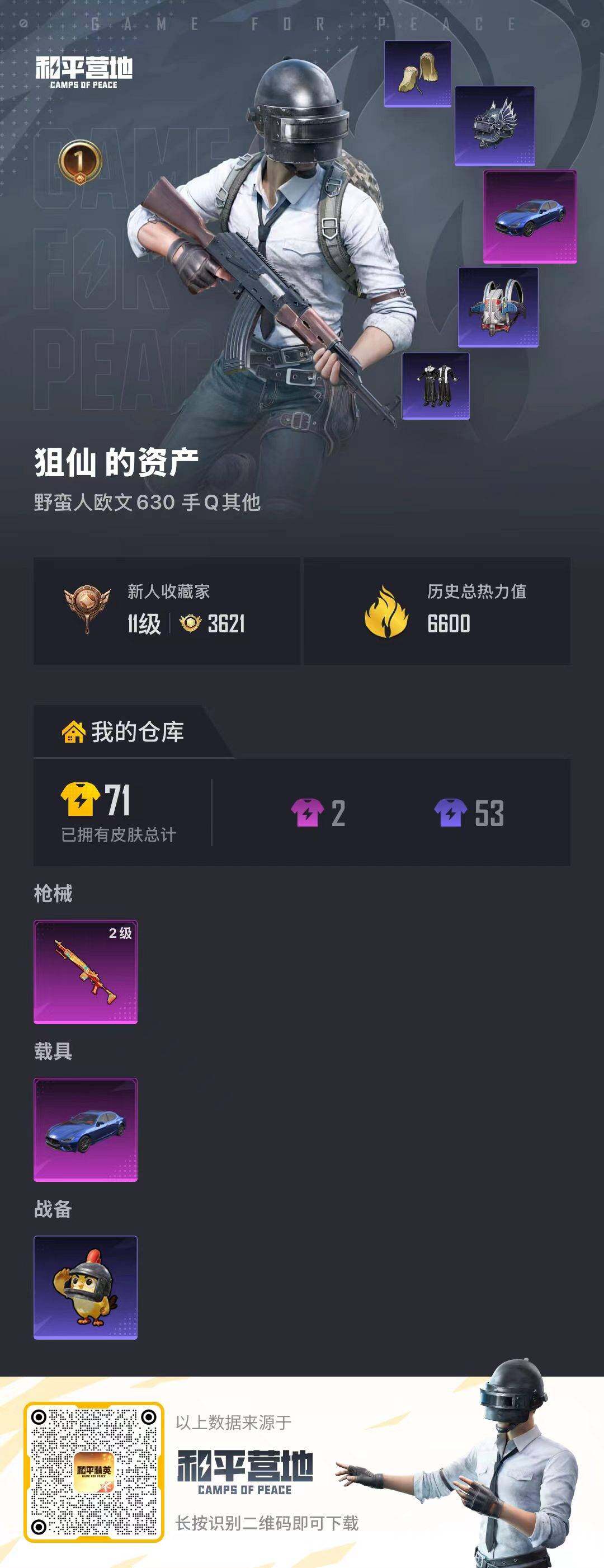 HPLE4178323和平精英账号详情图3