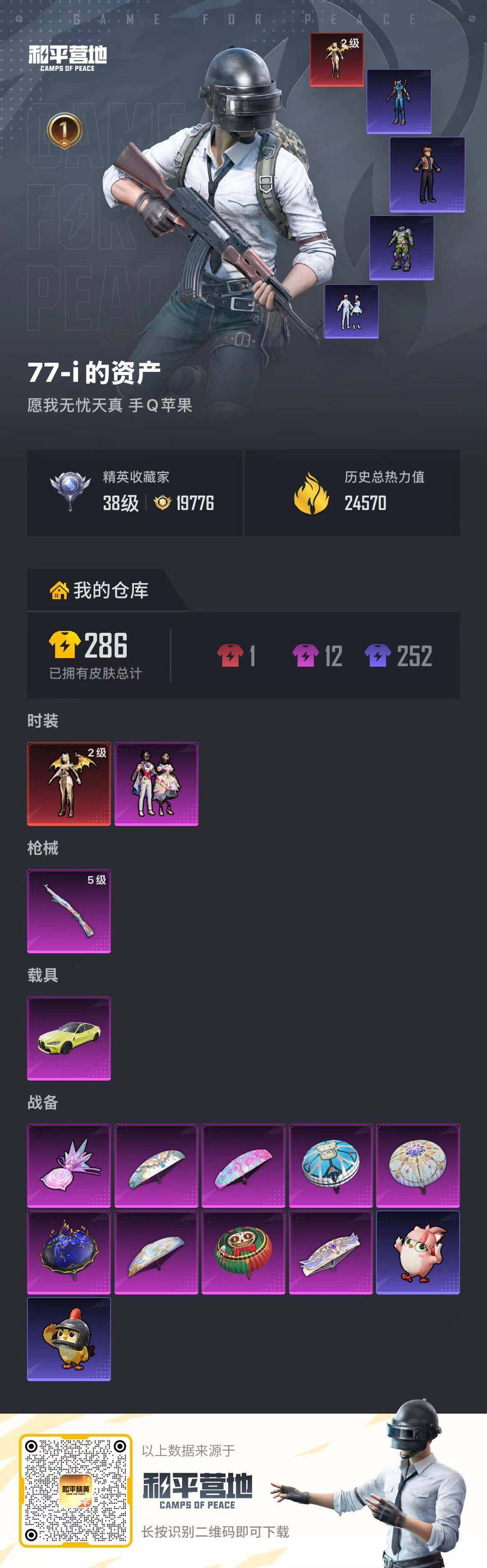 HPLE4178331和平精英账号详情图4