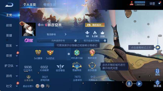 WZLX4313616王者荣耀账号详情图7