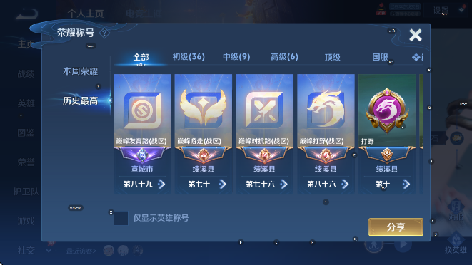 WZLX4313616王者荣耀账号详情图8