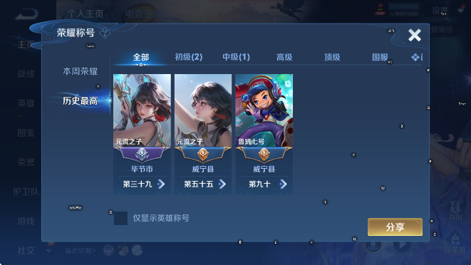 WZLX4313617王者荣耀账号详情图7