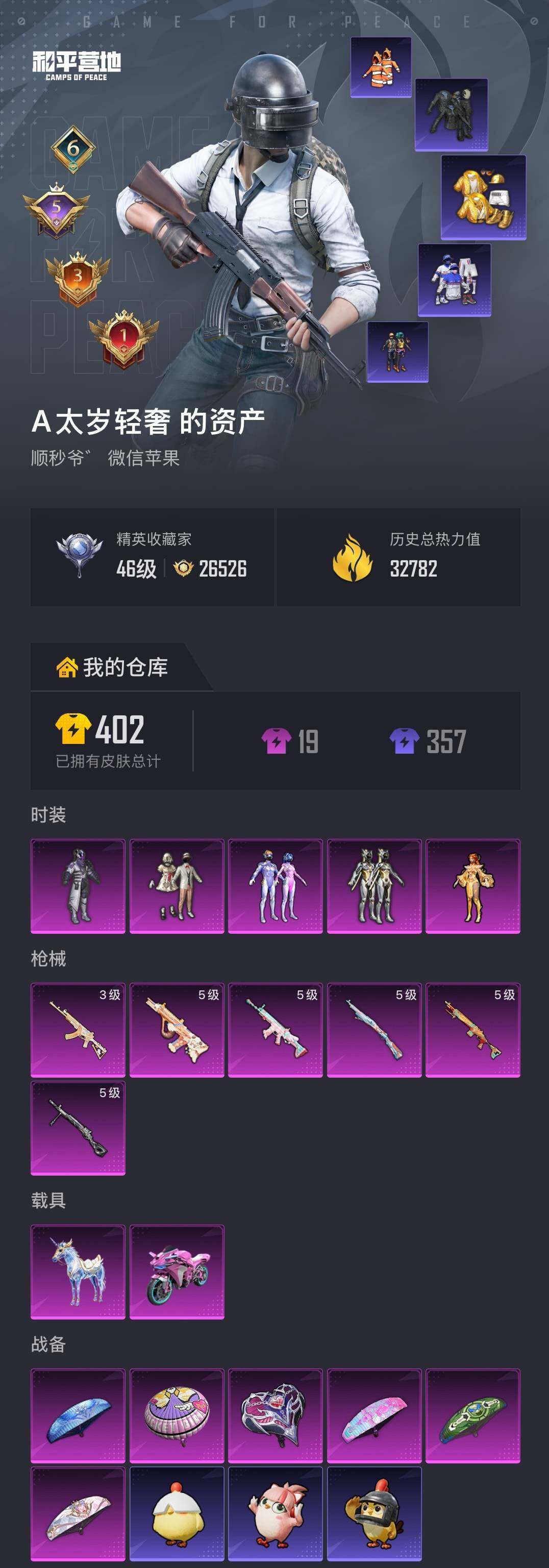 HPLX4178258和平精英账号详情图4