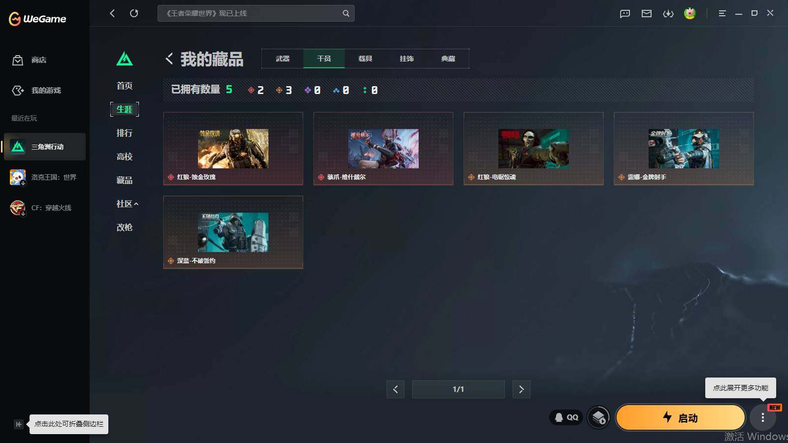 SJZQM4110108三角洲行动账号详情图5