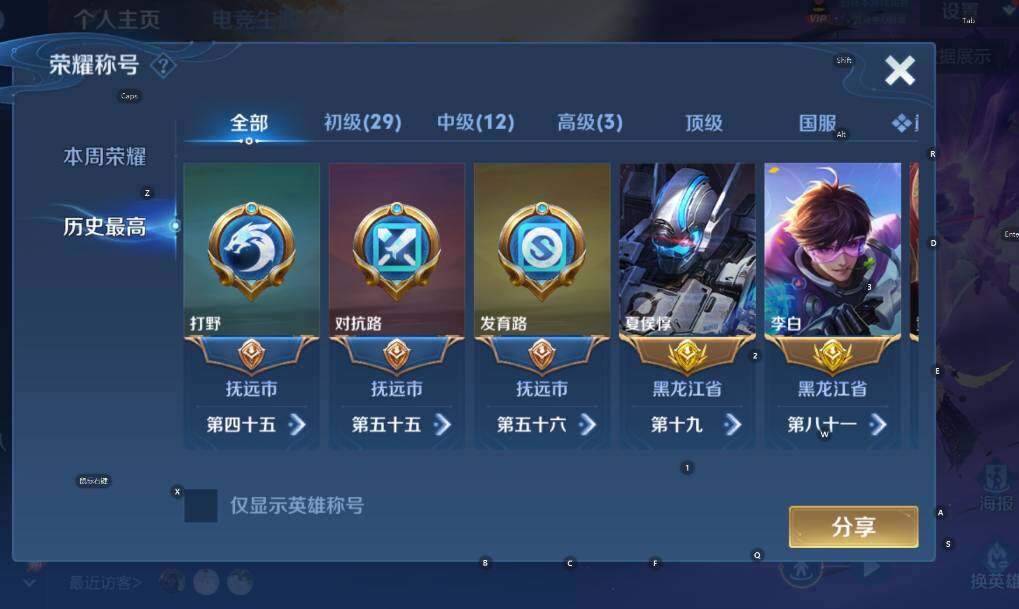 WZLX4314169王者荣耀账号详情图12