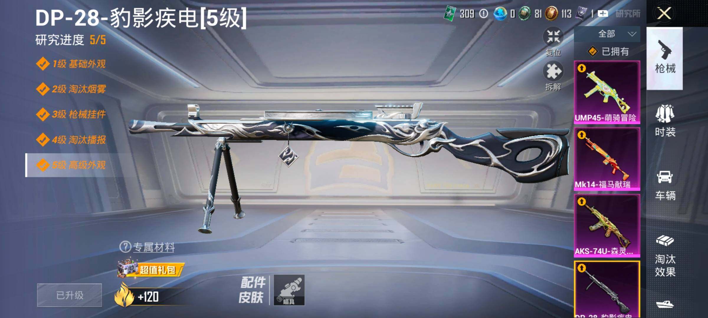 HPLX4181101和平精英账号详情图15