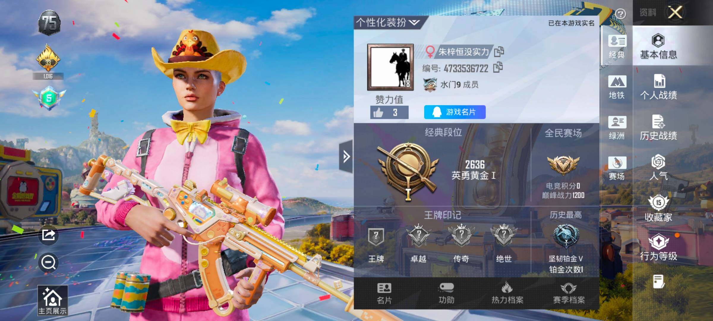 HPCMW4193873和平精英账号详情图2