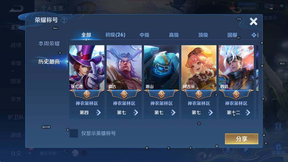 WZLX4314667王者荣耀账号详情图12