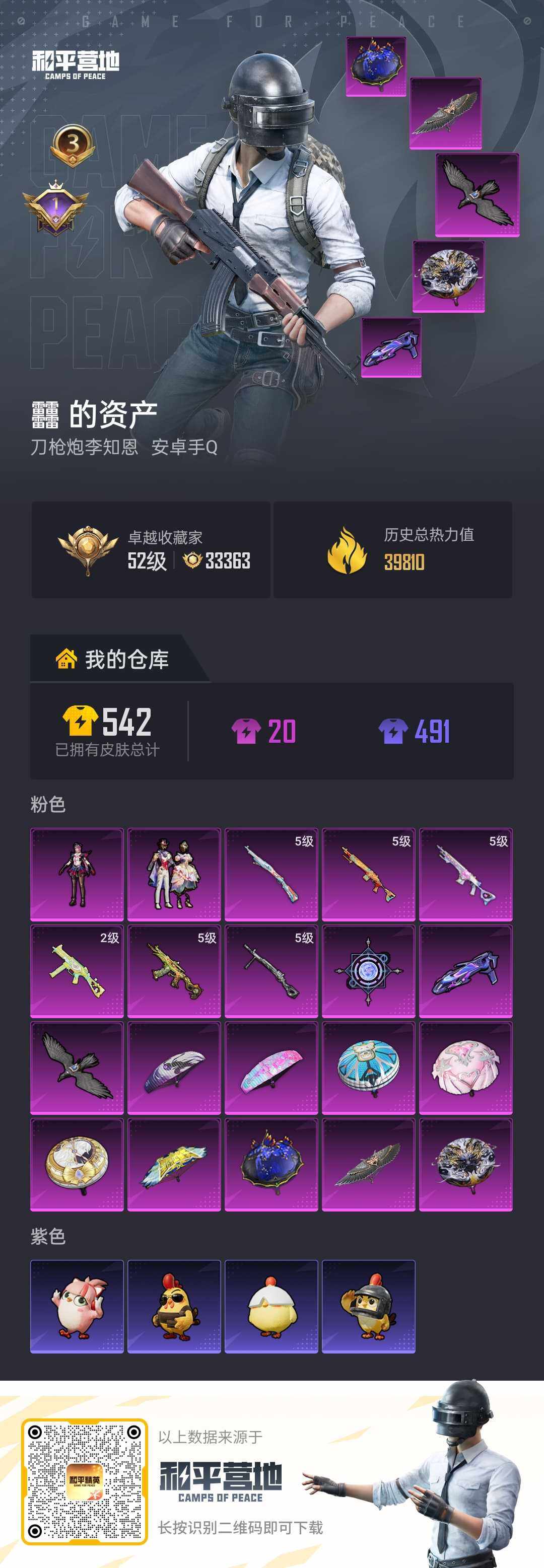 HPLE4181861和平精英账号详情图4