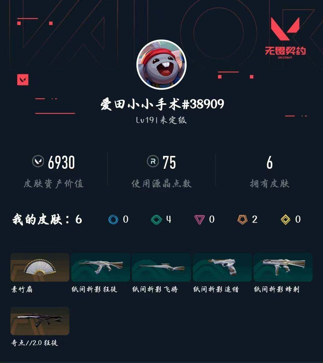 WWQXL432539无畏契约账号详情图3