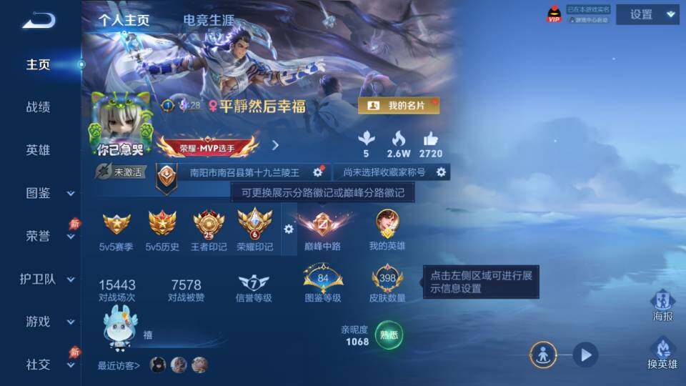 WZQM4317276王者荣耀账号详情图11