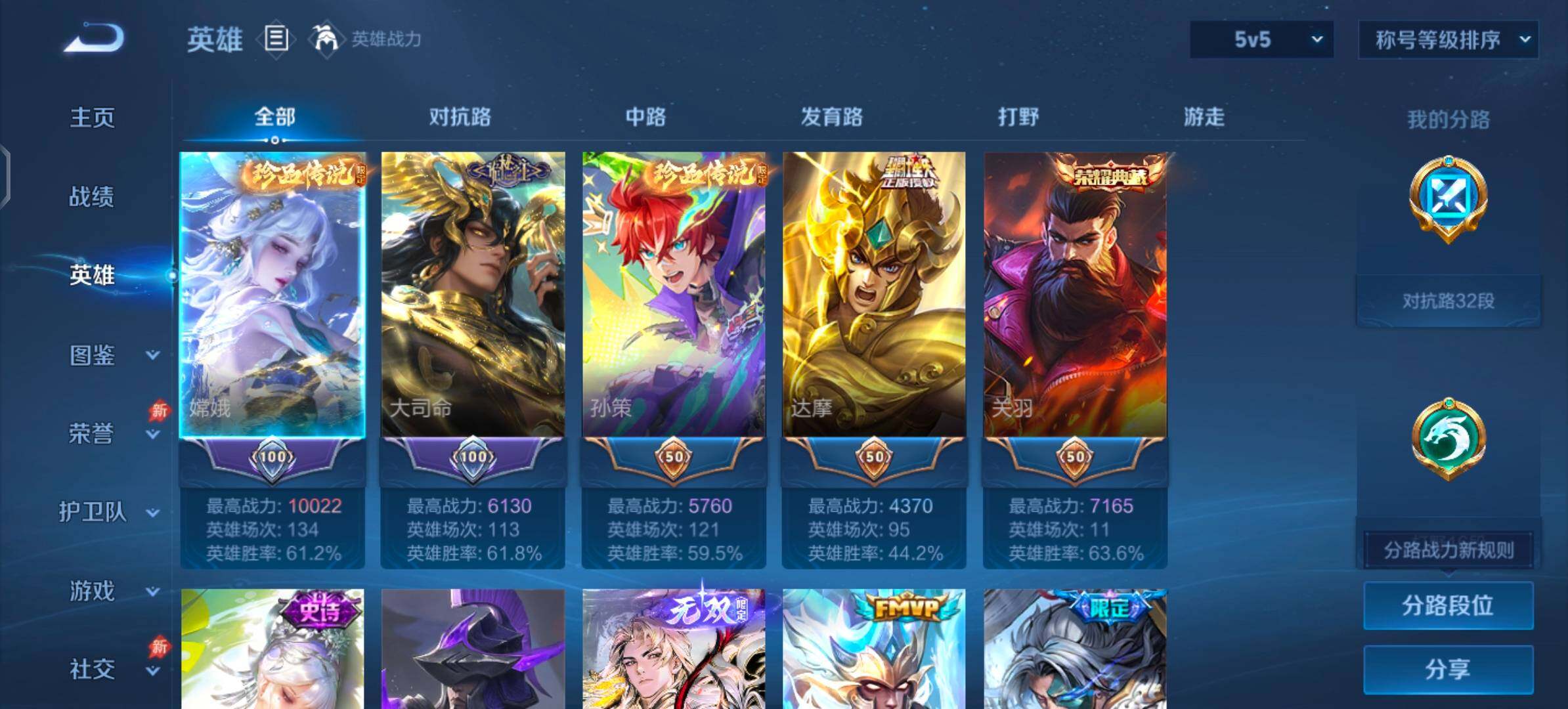 WZLX4315637王者荣耀账号详情图3