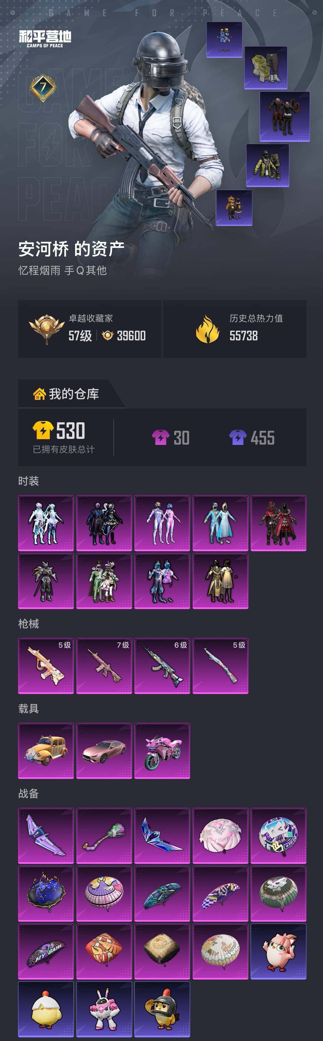 HPLX4179424和平精英账号详情图5