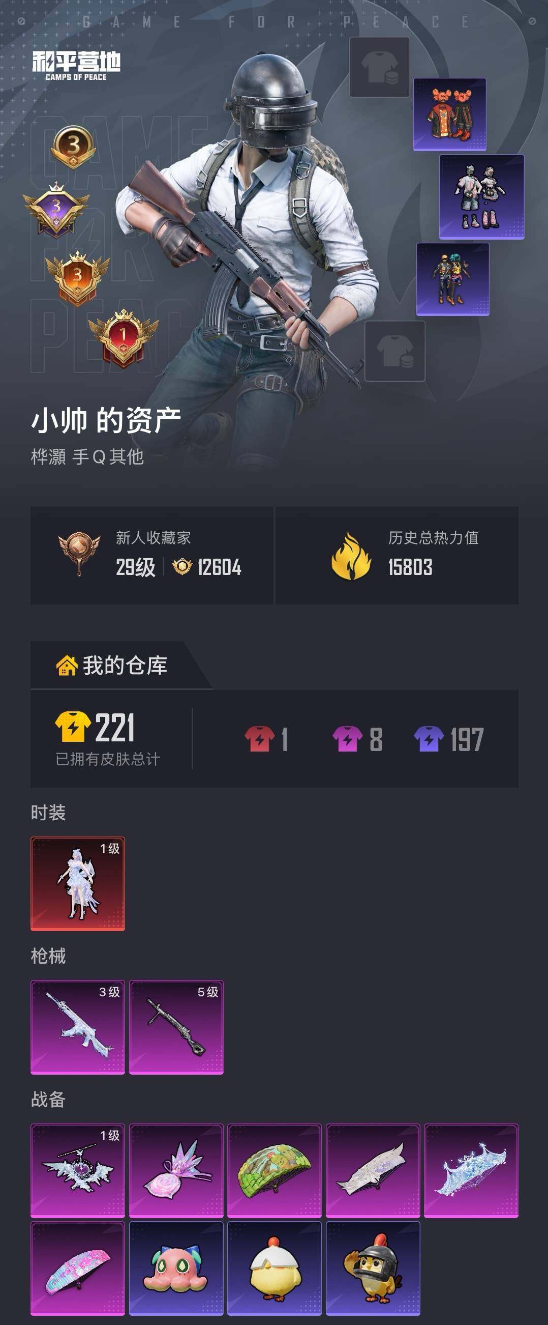 HPLX4179565和平精英账号详情图3