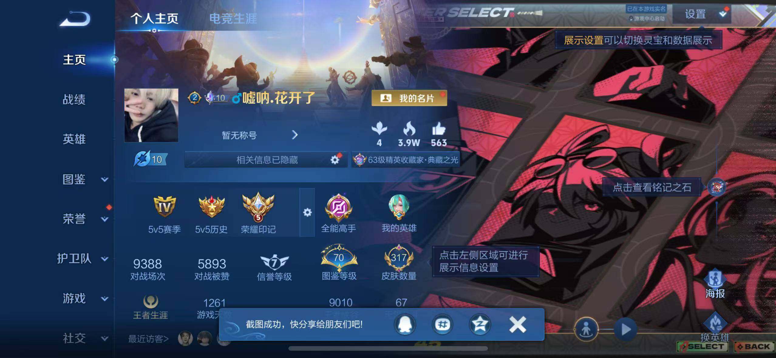 WZQM4318139王者荣耀账号详情图10