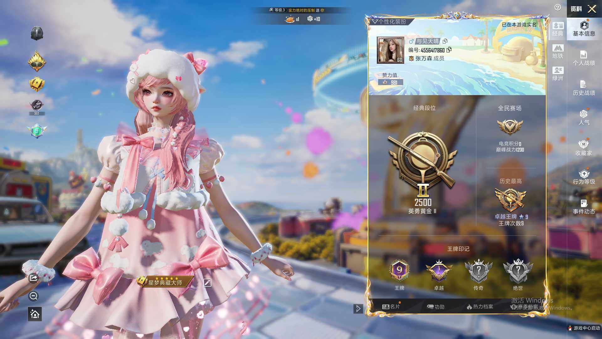 HPLE4179770和平精英账号详情图6