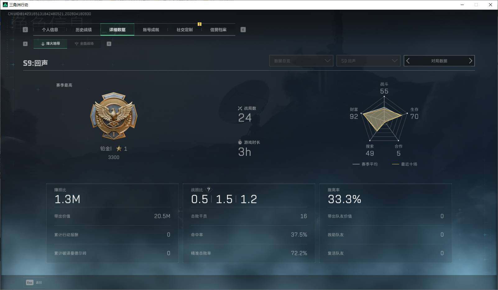 SJZEY4101325三角洲行动账号详情图10