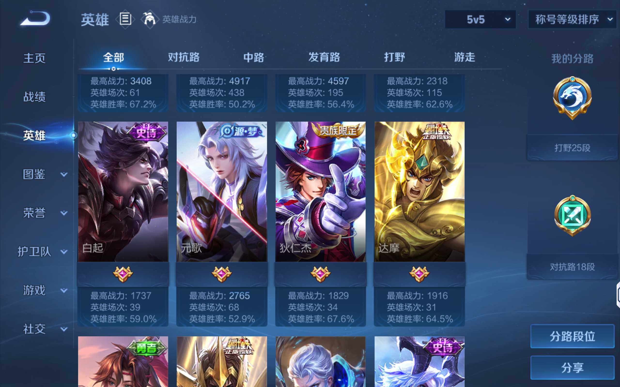 WZLX4320900王者荣耀账号详情图5