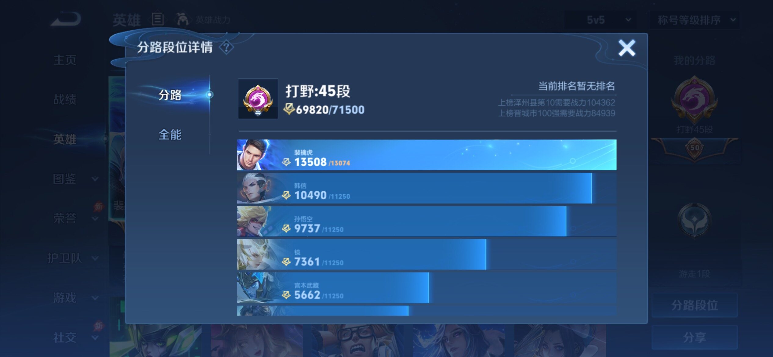 WZCMY4319162王者荣耀账号详情图4