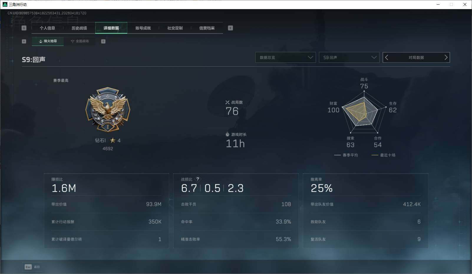 SJZEY4101615三角洲行动账号详情图6