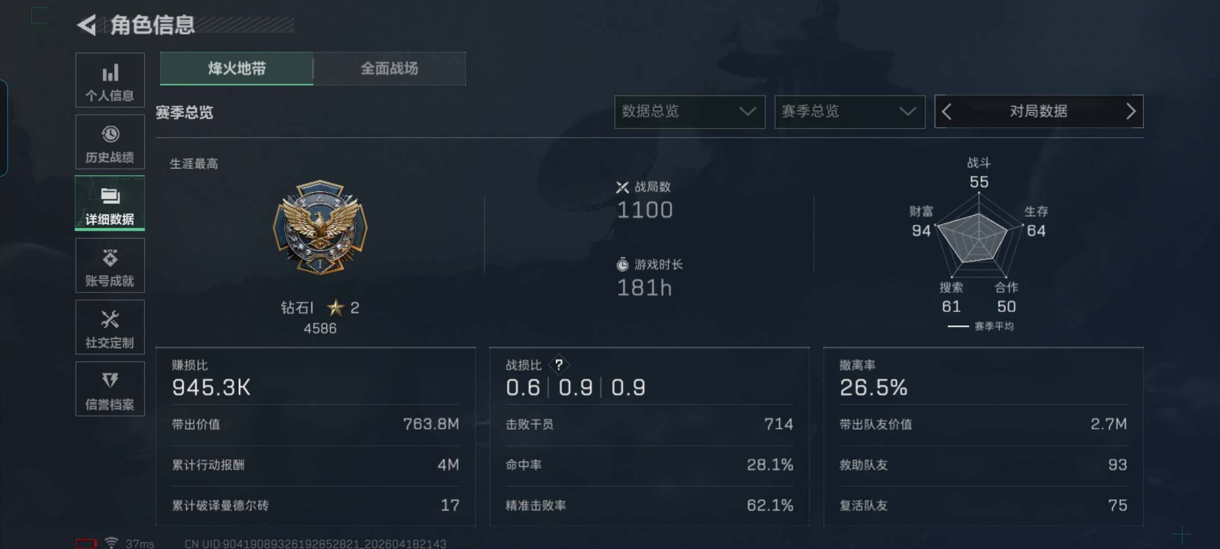 SJZEY4102071三角洲行动账号详情图6