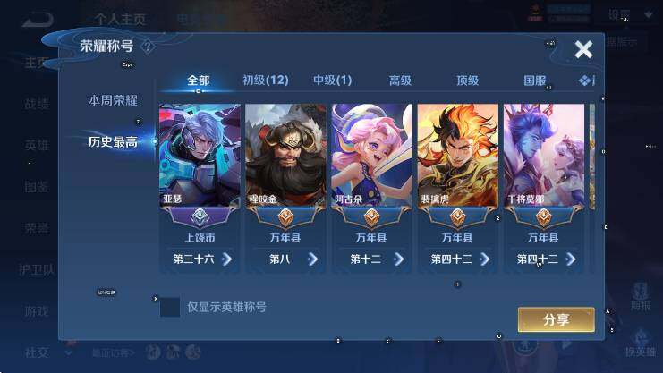 WZLX4318136王者荣耀账号详情图9