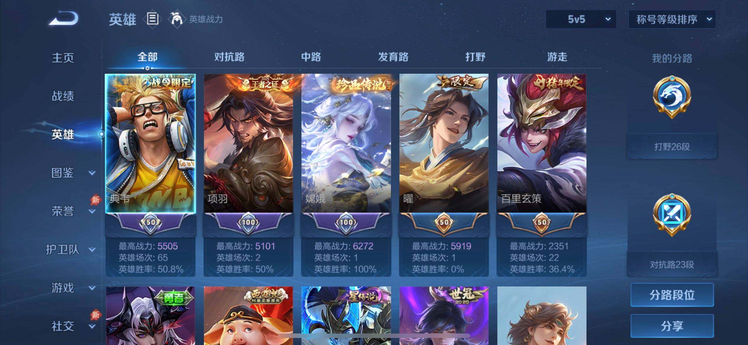 WZLX4323642王者荣耀账号详情图4