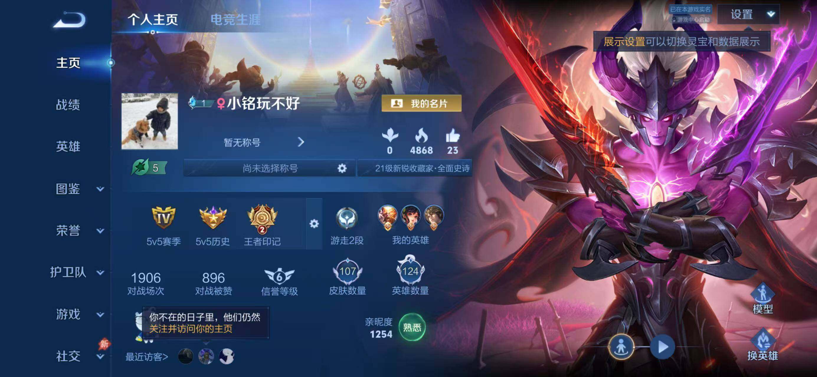 WZLX4320945王者荣耀账号详情图2