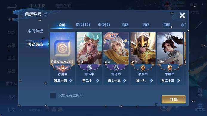 WZLX4318927王者荣耀账号详情图9