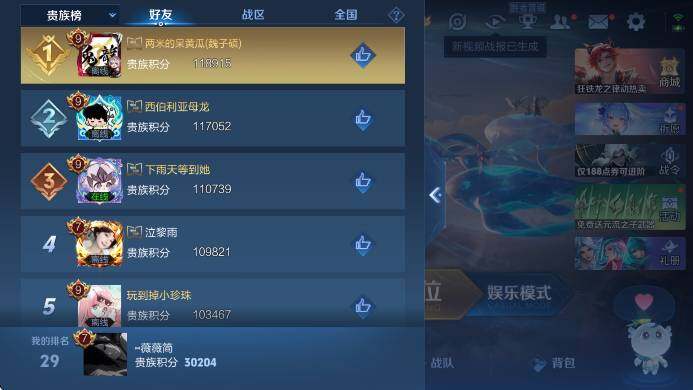 WZLX4318927王者荣耀账号详情图16