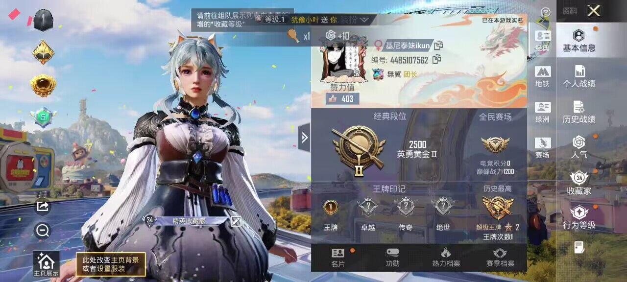 HPLX4192192和平精英账号详情图4