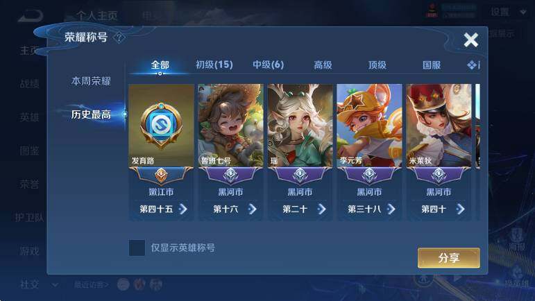 WZLX4318943王者荣耀账号详情图11