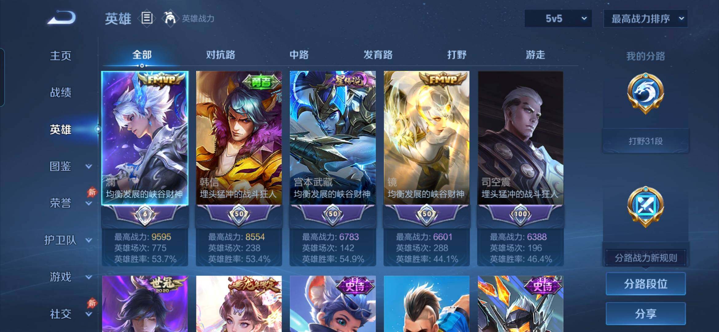 WZDN4318959王者荣耀账号详情图4