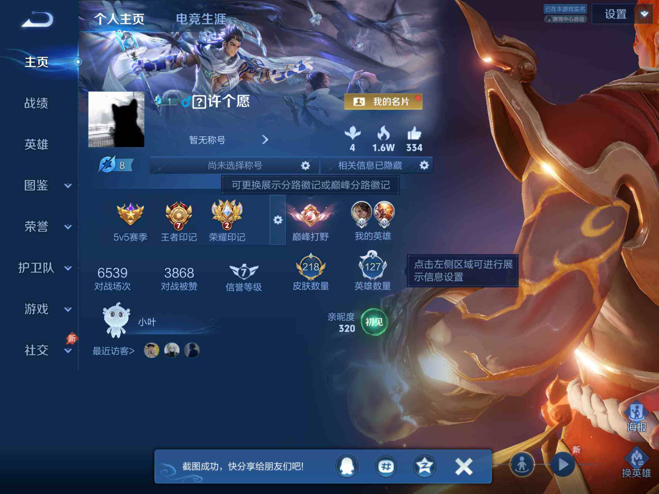 WZJM4322687王者荣耀账号详情图7