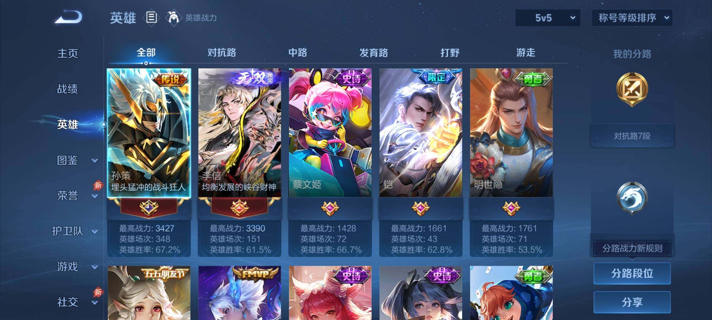 WZLX4321275王者荣耀账号详情图3