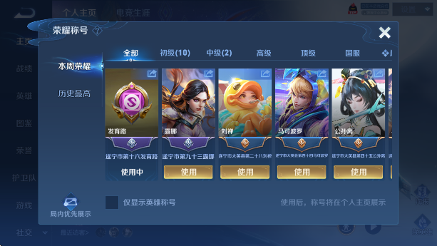 WZLX4319100王者荣耀账号详情图14